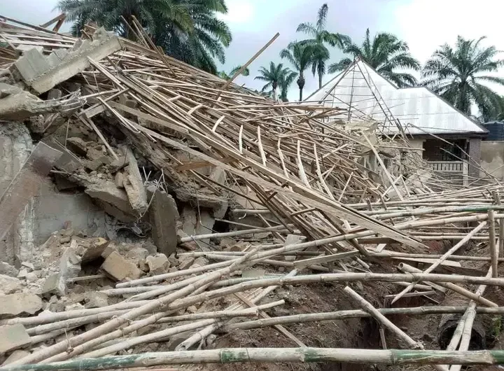 Collapsed Building: Contractor flees, as Abia govt confirms death of 5 workers