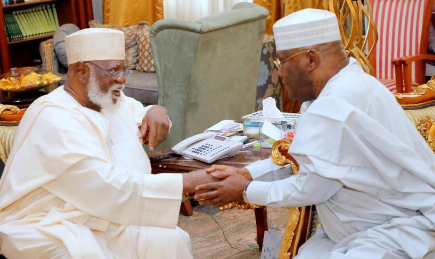 Atiku meets IBB, Abdulsalami Abubakar [PHOTOS]
