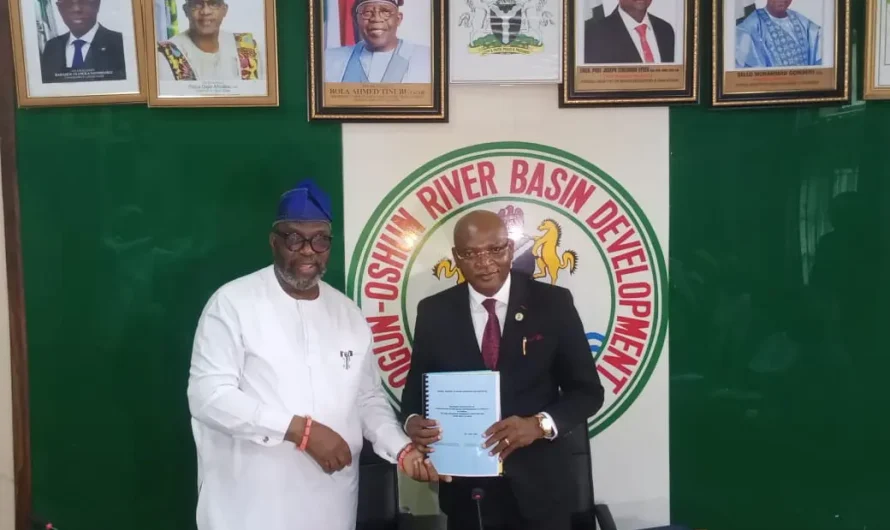 Wike’s ally replacement assumes office as Ogun-Osun River Basin MD